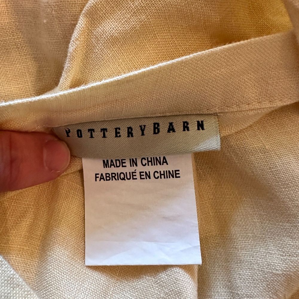 Pottery Barn Jocelyn Bird Lemon Duvet Cover Twin 1 Euro Sham Botanical 3pc Rare - Picture 3 of 7